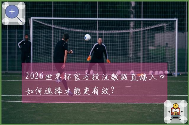 2026世界杯官方投注数据直播入口如何选择才能更有效？