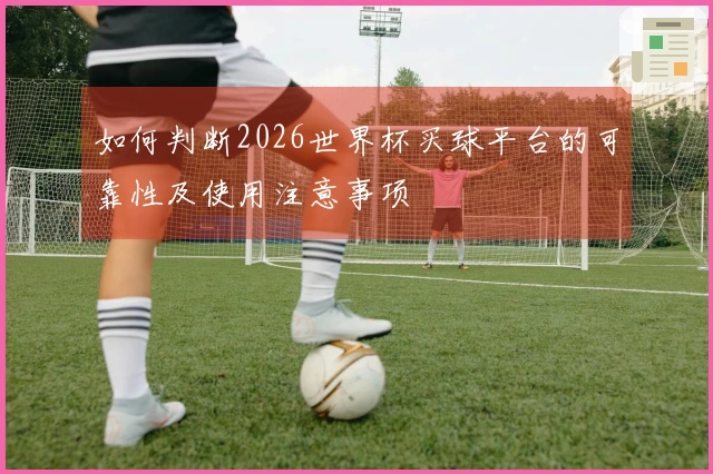 如何判断2026世界杯买球平台的可靠性及使用注意事项