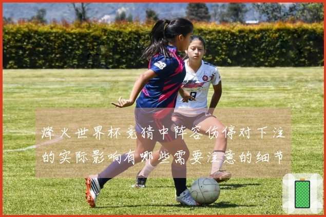 烽火世界杯竞猜中阵容伤停对下注的实际影响有哪些需要注意的细节？